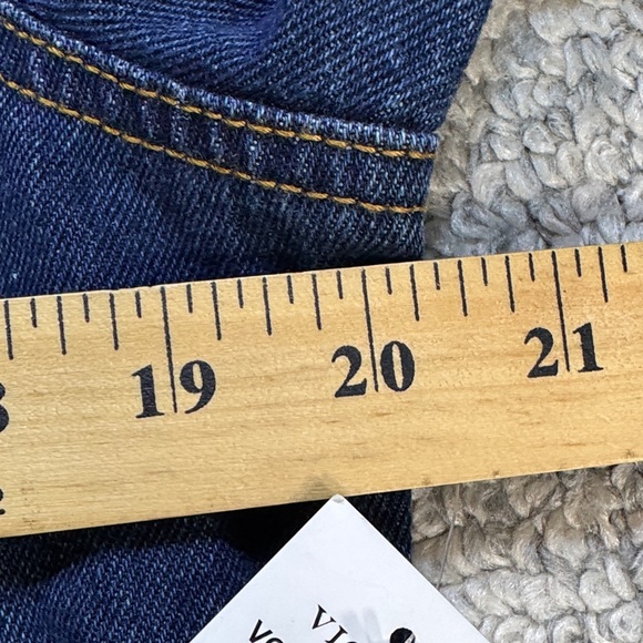 Vigoss Dark Blue Denim Jacket‎ Women’s Size Medium Front Flap Pockets - Picture 5 of 15